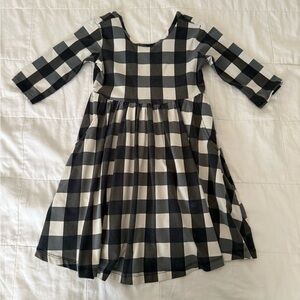 Hanna Andersson Half Sleeve Skater Dress with Pockets